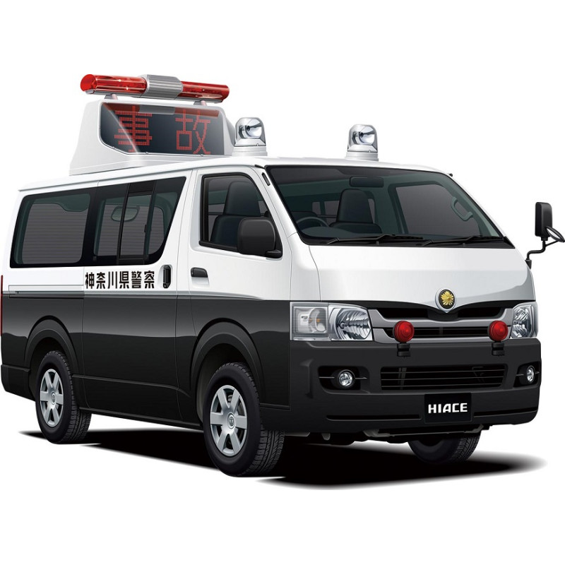 Toyota TRH200V Hiace Patrol Car 2007 - 1/24 - AOSHIMA 06331