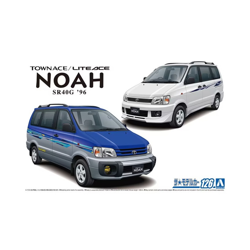Toyota SR40G Townace/Liteace Noah '96 - 1/24 - AOSHIMA 06366