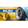 Set de roues 42 Bilbo 14" - 1/24 - AOSHIMA 05375