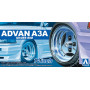 Set de roues 90 Advan A3A Short Rim 14INCH - 1/24 - AOSHIMA 05546