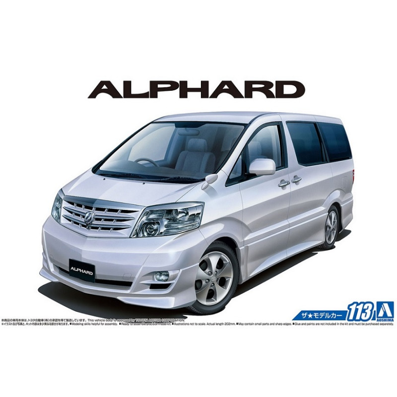 Toyota NH10W Alphard G/V Ms/As '05 - 1/24 - AOSHIMA 05749