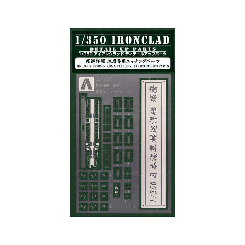 Set de détaillage I.j.n. Light Cruiser Kuma - 1/350 - AOSHIMA 04431
