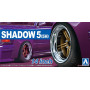 Kit de roues 66 SHADOW5 5H 14 Inch - 1/24 - AOSHIMA 05437