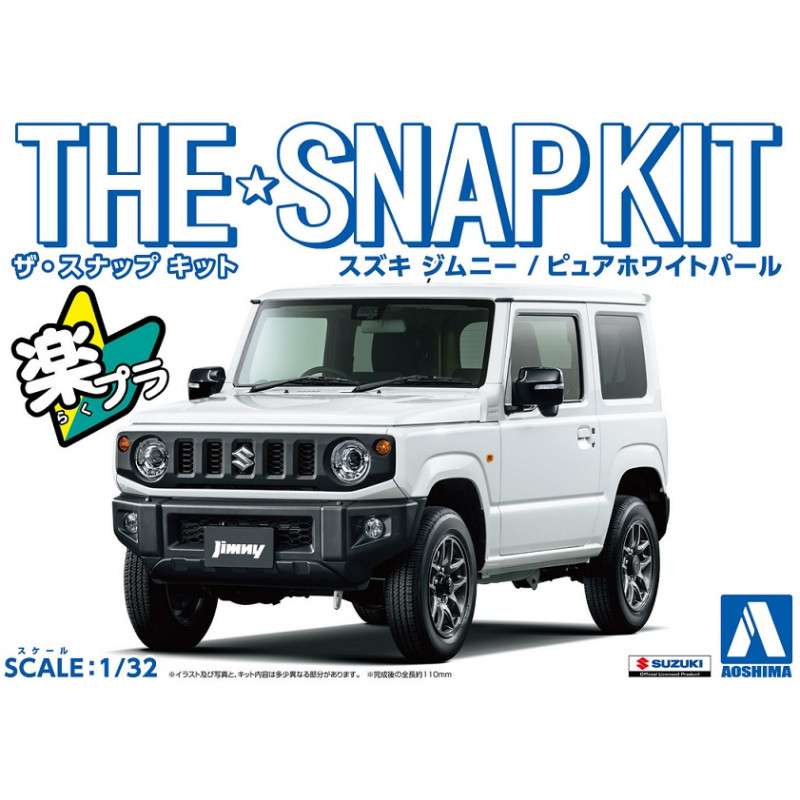 Suzuki Jimny Pure White Pearl - 1/32 - AOSHIMA 05817
