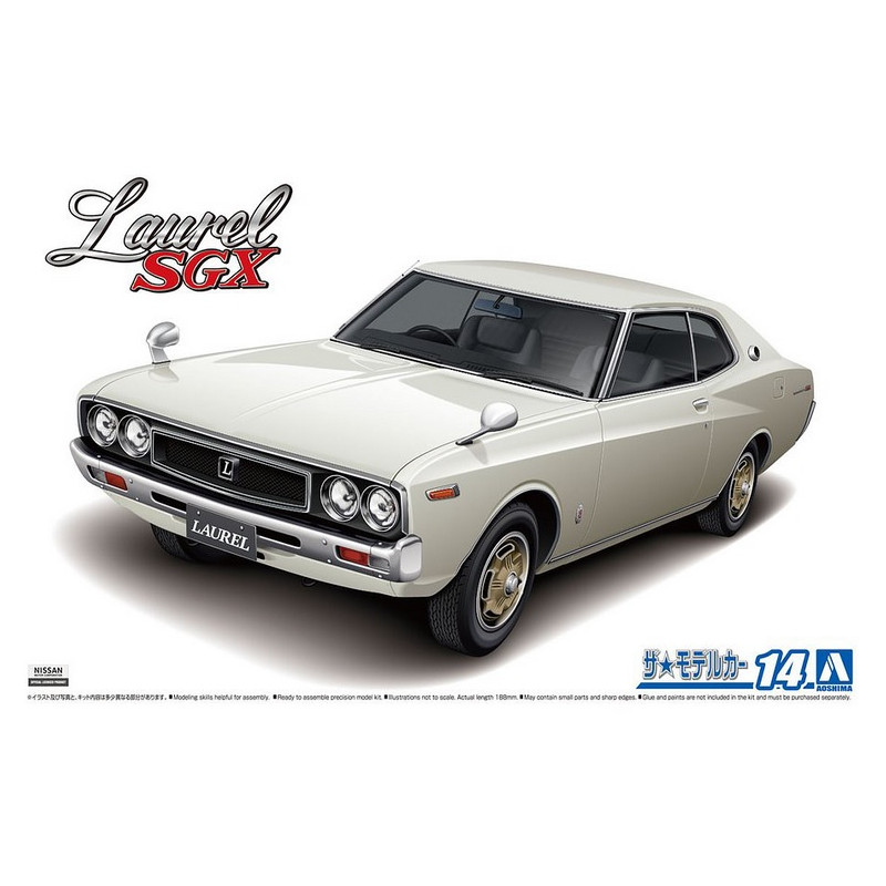 Nissan Khc 130 Laurel Ht 2000SGX 1975 - 1/24 - AOSHIMA 05950
