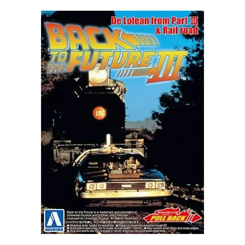 DeLorean Retour vers le Futur III - 1/43 - AOSHIMA 05477