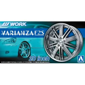 Set de roues 50 Work Varianza F2S 20" - 1/24 - AOSHIMA 05383
