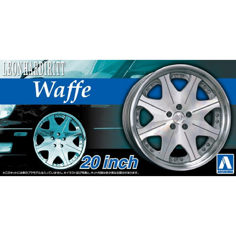 Set de roues 39 Leonhardiritt Waffe 20" - 1/24 - AOSHIMA 05372