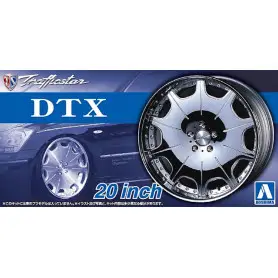 Set de roues 62 Trafficstar Dtx 20" - 1/24 - AOSHIMA 05426