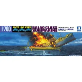 Sous-marin de classe Balao de l'US Navy - 1/700 - AOSHIMA 05209