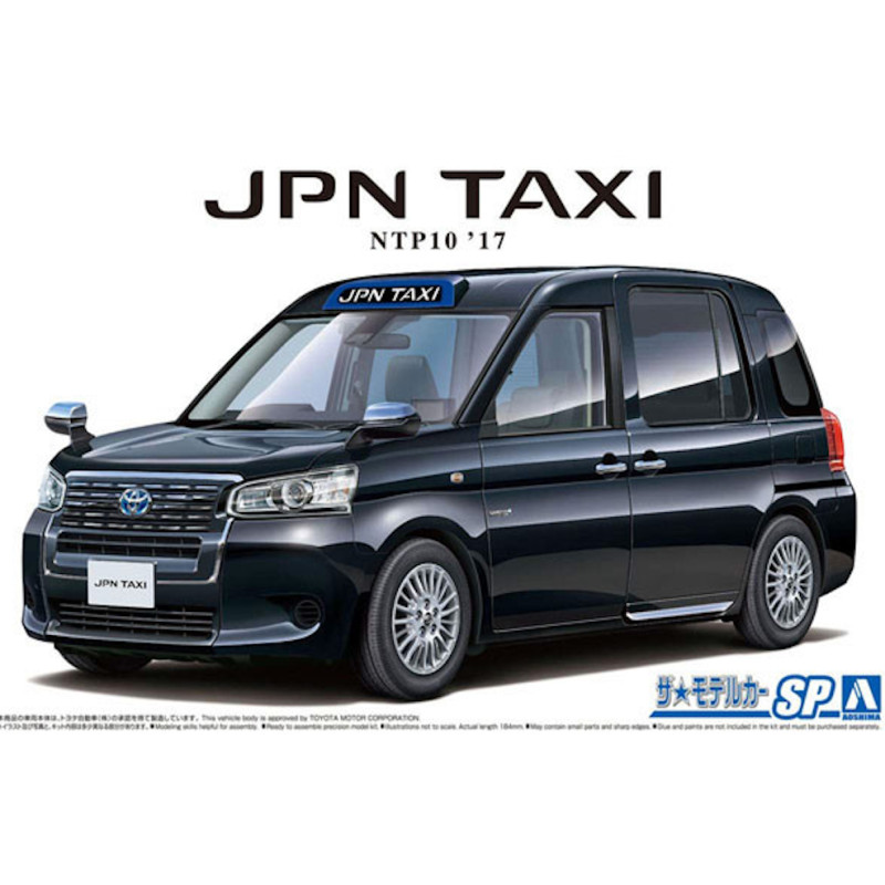 Toyota NTP10 Jpn Taxi 2017 Black - 1/24 - AOSHIMA 05713
