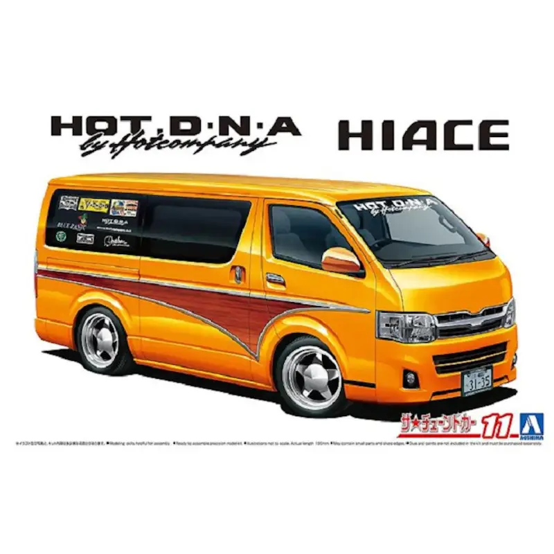Toyota Hiace 2012 - 1/24 - AOSHIMA 05948