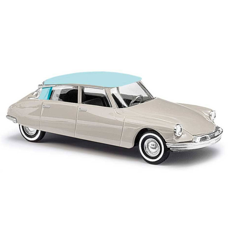 Citroën ds19 gris bleu - HO 1/87 - BUSCH 48024