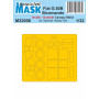 Masque peinture Fiat G.50B Bicomando - Caches de protection - 1/32 - SPECIAL HOBBY 100-M32006