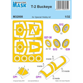 Masque peinture T-2 Buckeye - 1/32 - SPECIAL HOBBY 100-M32008