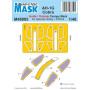 Cobra AH-1G Masque de peinture pour verrière - 1/48 - SPECIAL HOBBY 100-M48005