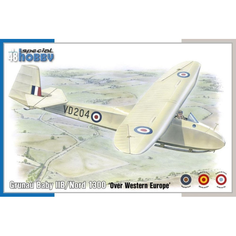Grunau Baby IIB/Nord 1300 Over Western Europe - 1/48 - SPECIAL HOBBY 100-SH48203