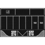 2 feuilles pour parking gris asphalte - HO 1/87 - NOCH 60718