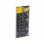 2 feuilles pour parking gris asphalte - HO 1/87 - NOCH 60718
