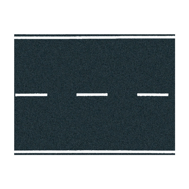 Feuille de route droite 1m / 66mm souple asphalte - HO 1/87 - NOCH 60706