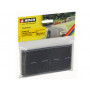 Feuille de route droite 1m / 66mm souple asphalte - HO 1/87 - NOCH 60706