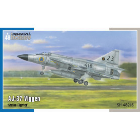 AJ-37 Viggen Strike Fighter - 1/48 - SPECIAL HOBBY 100-SH48216