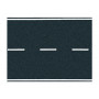 Feuille de route droite 1m / 80mm souple asphalte - HO 1/87 - NOCH 60700