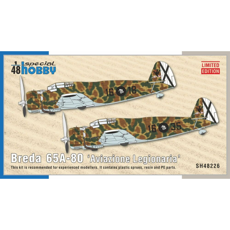 Breda 65A-80 'Aviazione Legionaria' - 1/48 - SPECIAL HOBBY 100-SH48226