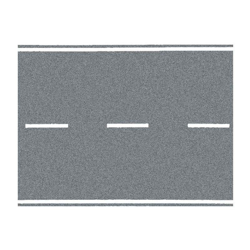 Feuille de route droite 1m / 40mm souple gris clair - N 1/160 - NOCH 34203