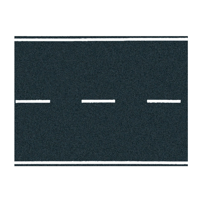 Feuille de route droite 1m / 40mm souple asphalte - N 1/160 - NOCH 34200