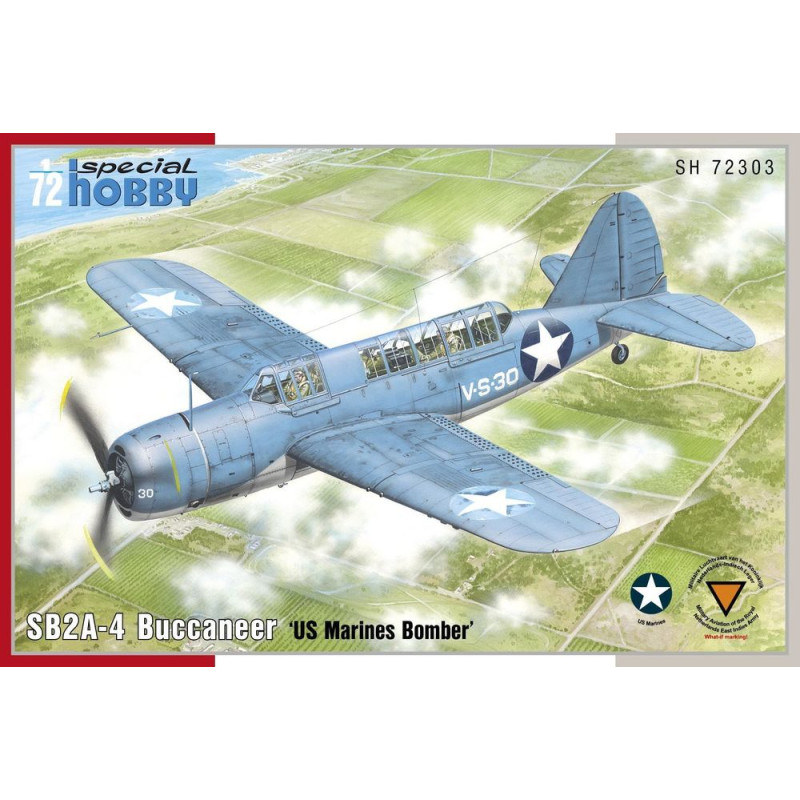 SB2A-4 Buccaneer Bombardier US Marine Corps - 1/72 - SPECIAL HOBBY 100-SH72303