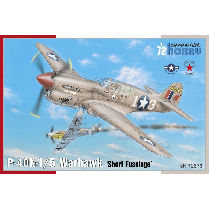 P-40K-1/5 Warhawk « Short Fuselage » - 1/72 - SPECIAL HOBBY 100-SH72379