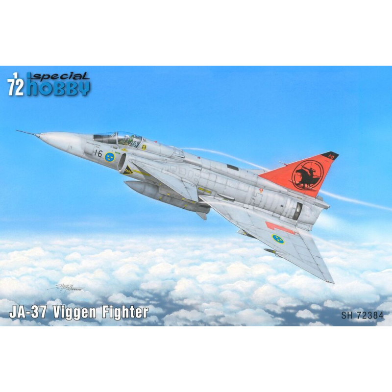 JA-37 Viggen Fighter - 1/72 - SPECIAL HOBBY 100-SH72384