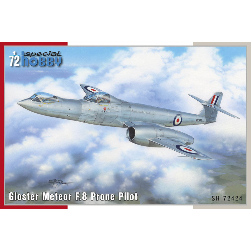 Gloster Meteor F.8 Prone Pilot - 1/72 - SPECIAL HOBBY 100-SH72424