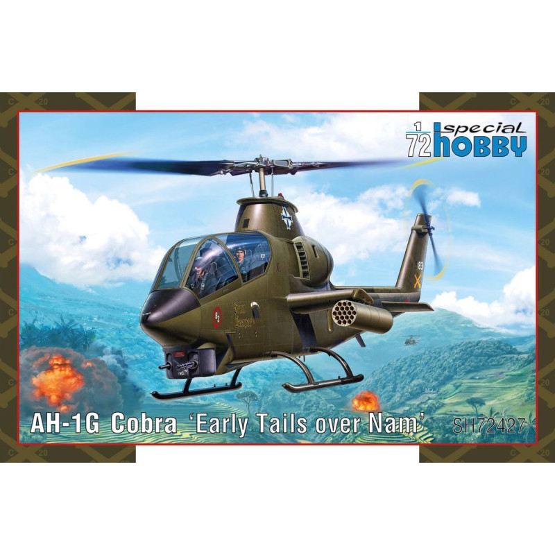 AH-1G Cobra "Early Tails" - 1/72 - SPECIAL HOBBY 100-SH72427