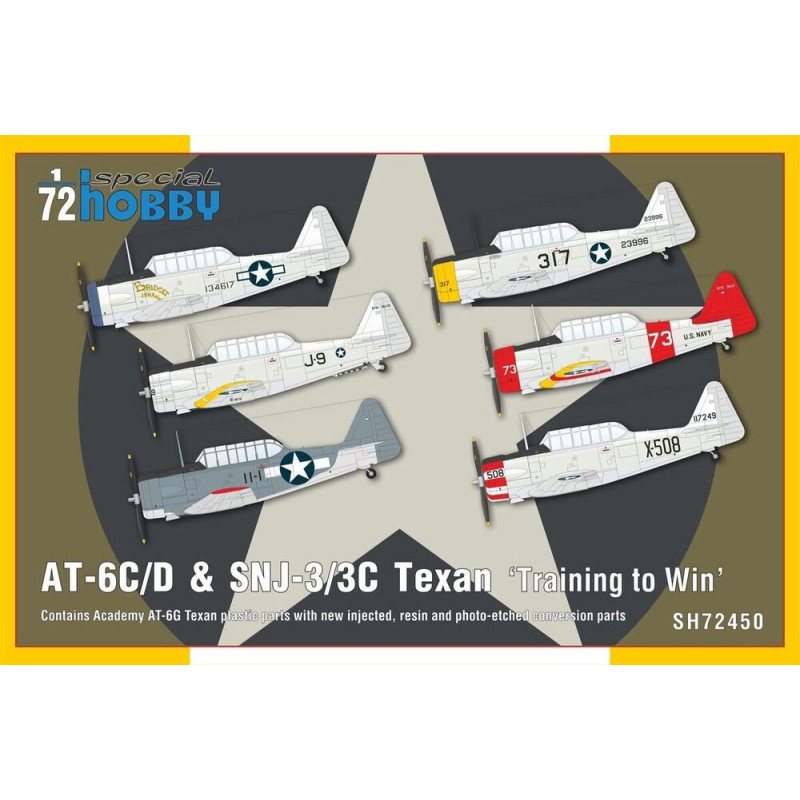 AT-6C/D et SNJ-3/3C Texan « Training to Win » - 1/72 - SPECIAL HOBBY 100-SH72450