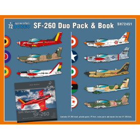 SIAI-Marchetti SF-260 Duo Pack et livre - 1/72 - SPECIAL HOBBY 100-SH72451