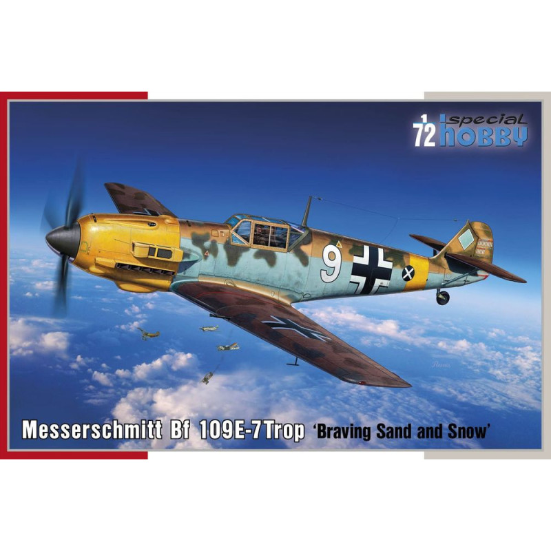 Messerschmitt Bf 109E-7 Trop Braving Sand - 1/72 - SPECIAL HOBBY 100-SH72462
