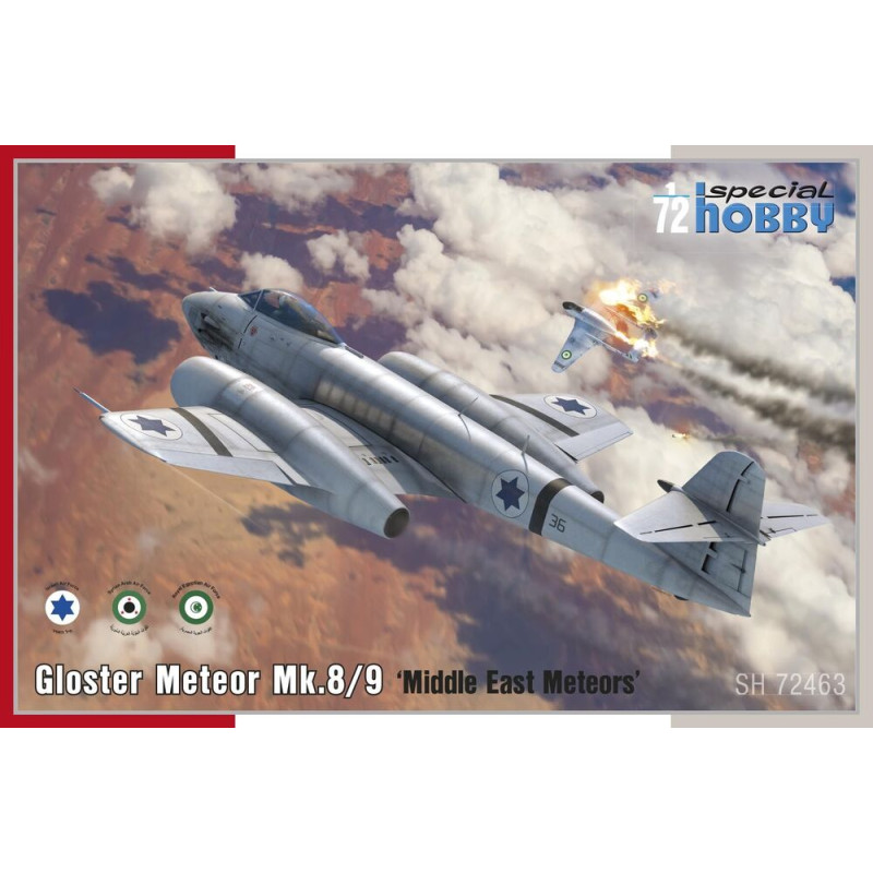 Gloster Meteor Mk.8/9 Middle East Meteors - 1/72 - SPECIAL HOBBY 100-SH72463
