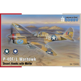 P-40F/L Warhawk « Desert Hawks with Merlin » - 1/72 - SPECIAL HOBBY 100-SH72493