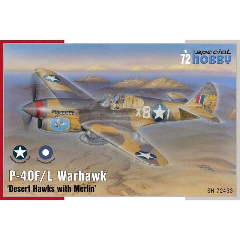 P-40F/L Warhawk « Desert Hawks with Merlin » - 1/72 - SPECIAL HOBBY 100-SH72493