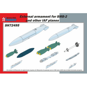 Armement extérieur SMB-2 et autres avions IAF - 1/72 - SPECIAL HOBBY 100-SH72495