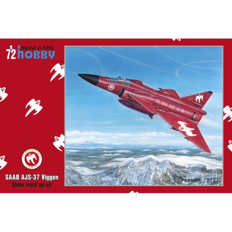 SAAB AJS-37 Viggen 'Show Must Go On' - 1/72 - SPECIAL HOBBY 100-SH72497