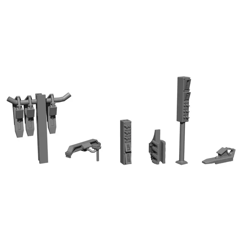 Accessoires de voie à peindre - HO 1/87 - NOCH 16405