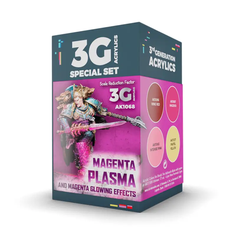 Set couleurs magenta, plasma et effets brillants - AK INTERACTIVE AK1068