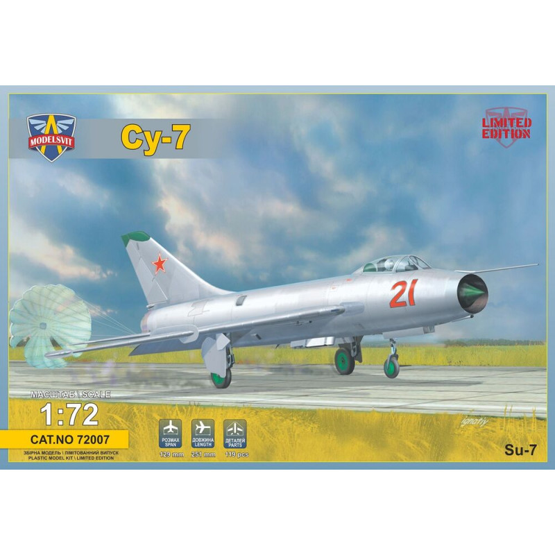 Chasseur soviétique Su-7 - 1/72 - MODELSVIT 72007