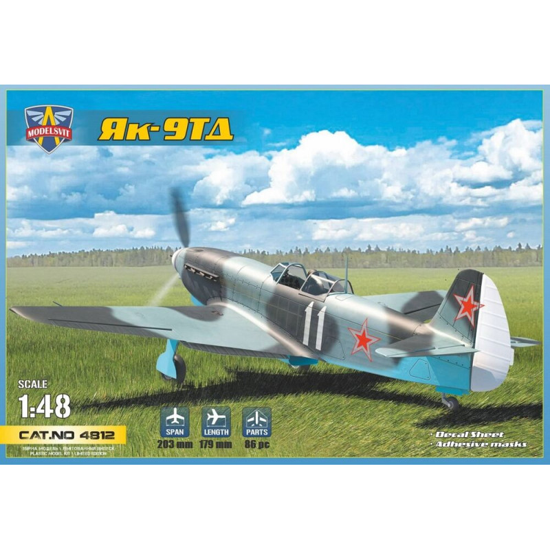 Yak-9TD, chasseur soviétique WWII - 1/48 - MODELSVIT 4812