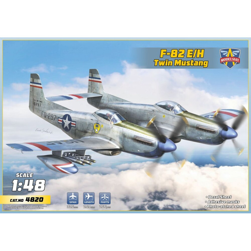 F-82E/H Twin Mustang chasseur d'escorte/de nuit - 1/48 - MODELSVIT 4820