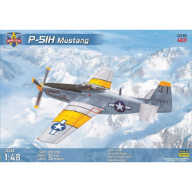 P-51H Mustang - Chasseur de la Seconde Guerre mondiale - 1/48 - MODELSVIT 4821