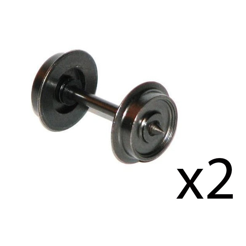 2x essieux de remplacement 3 rails vers 2 rails - MARKLIN E700580